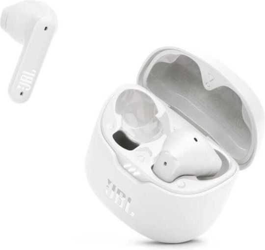 JBL Tune Flex TWS Earbud Bluetooth Handsfree Earphones with Sweat Resistance and Charging Case White