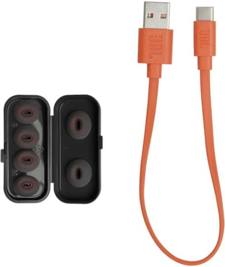 JBL Tune Flex TWS Earbud Bluetooth Handsfree Ακουστικά με Αντοχή στον Ιδρώτα και Θήκη Φόρτισης Μαύρα