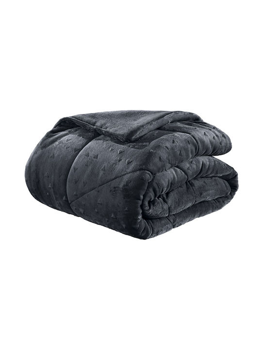 Guy Laroche Husă de pătură Super Dublu 220x240cm Bolero Carbon 650Gsm