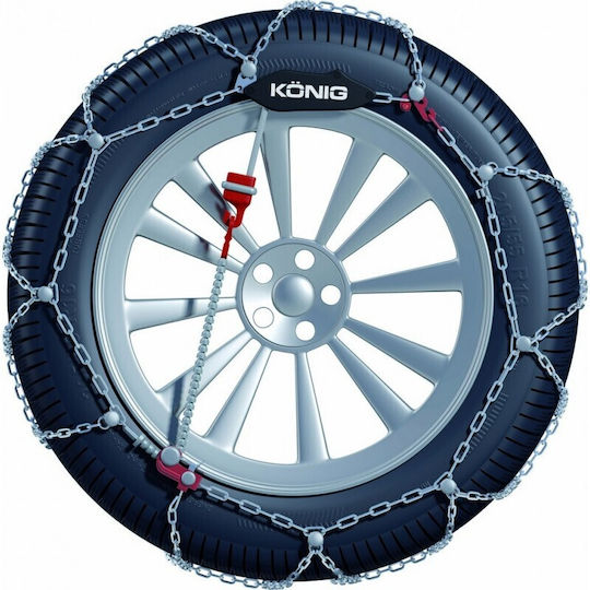 Konig CG-9 116 Anti-slip Chains Thickness 9mm Passenger Car 2pcs