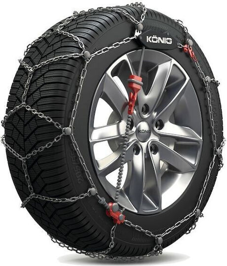 Konig CG-9 117 Αντιολισθητικές Αλυσίδες Πάχους 9mm Επιβατικού Αυτοκινήτου 2τμχ