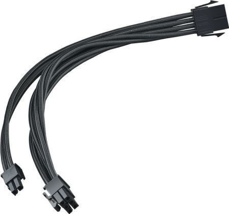 Silverstone 8-Pin PCIe - 6+2 Pin PCIe Cable 0.3m Μαύρο SST-PP07E-PCIB