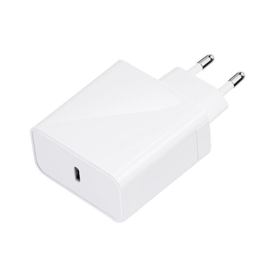 Forcell Зарядно Устройство Без Кабел с USB-C Порт 45W Power Delivery Бяло (TFK-TC-45WPD)