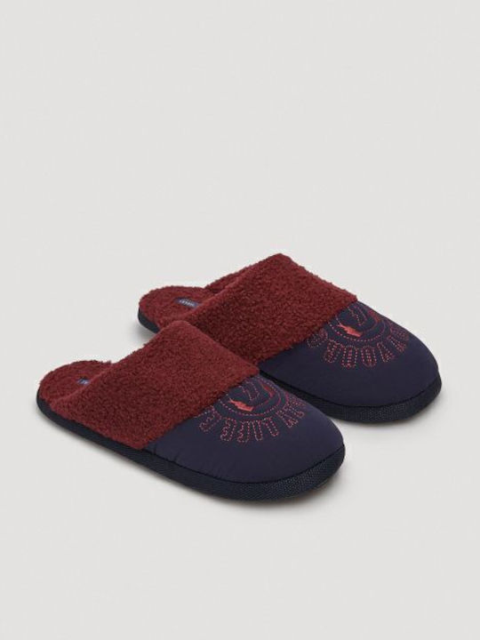 Men's Slipper Burgundy