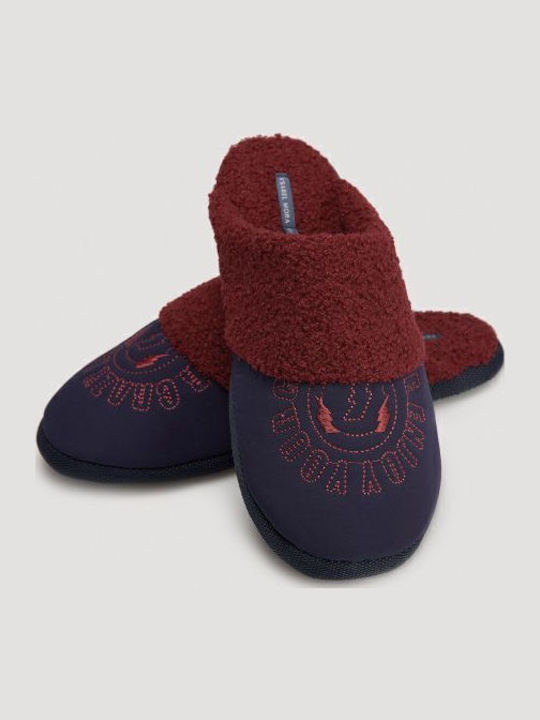Men's Slipper Burgundy