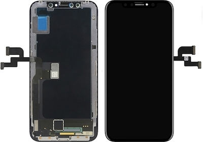 Lcd Mobile Phone Screen Replacement with Touch Mechanism for iPhone X (Black)