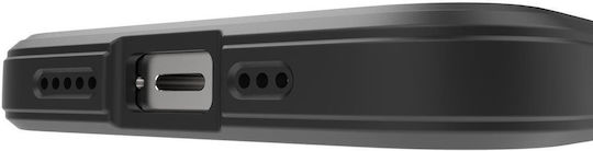 Hurtel Magic Shield Umschlag Rückseite Silikon Schwarz (iPhone 13 Pro Max)