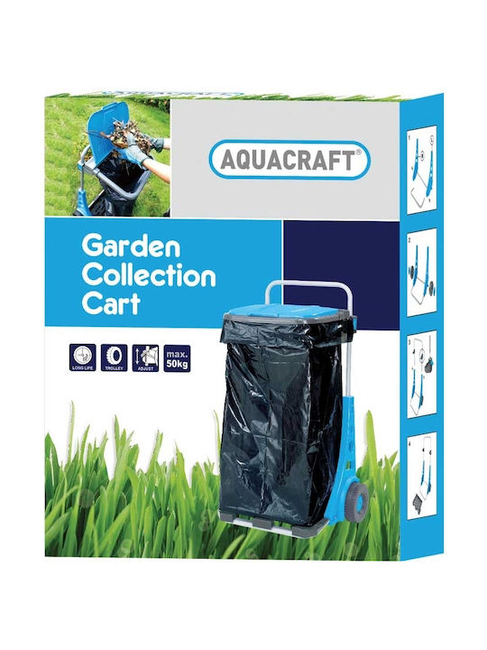 AquaCraft Metallischer Mülleimer 39,5x13,6x49,8cm