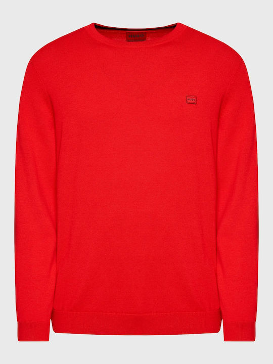 Hugo Boss Herren Langarm-Pullover Red