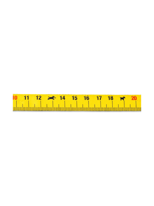 Max & Molly Нагръдник за куче Ruler Жълт Medium 20мм x 53-69см ΜΜ0062