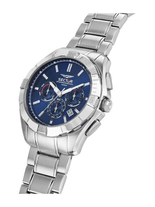 Sector Watch Battery with Metal Bracelet