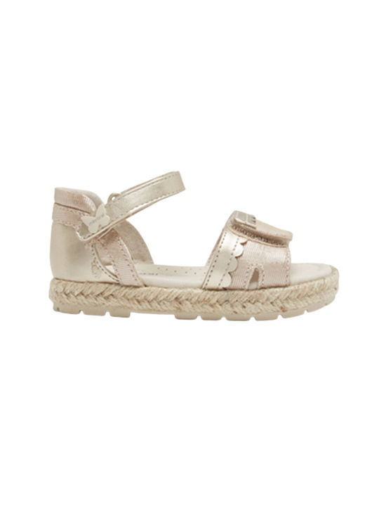 Mayoral Weiche Sohlenschuhe für Babys Gold Sandalen