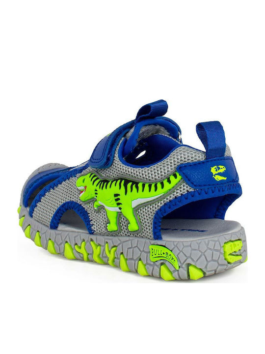 Kids' Sandals with Velcro & Lights Blue