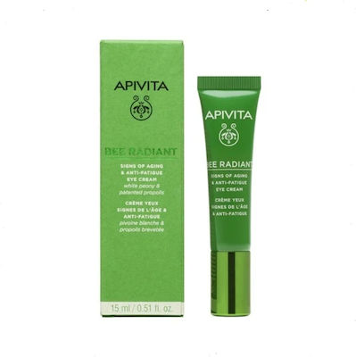 Apivita It's Glow Time! Signs Hautpflegeset für Anti-Aging & Feuchtigkeitsspendend mit Augencreme 65ml