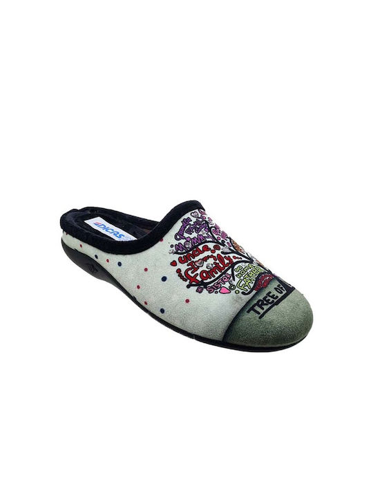 Dicas Women's Slipper In Green Colour