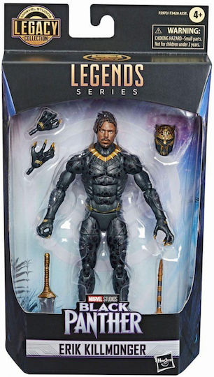 Фигура за Действие Black Panther - Killmonger Легенди на Марвел за 4+ години Години 15см.