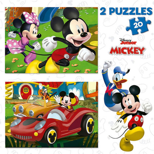 Kids Puzzle Mickey Mouse Fun House for 3+ years+ Years 40pcs Educa