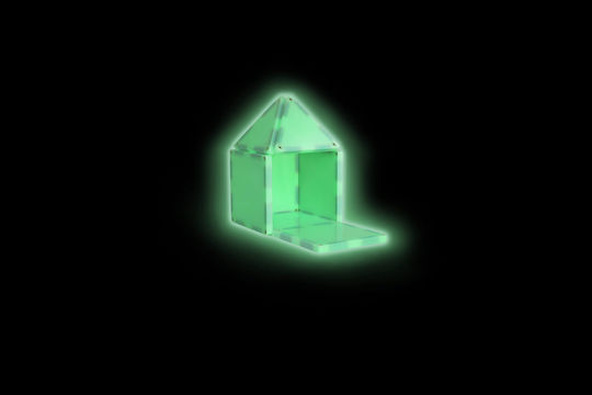 Magna-Tiles Μαγνητικό Παιχνίδι Κατασκευών Solid Glow για Παιδιά 3+ Ετών
