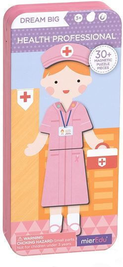 Mieredu Μαγνητικό Παιχνίδι Κατασκευών Health Professional για Παιδιά 3+ Ετών ME087