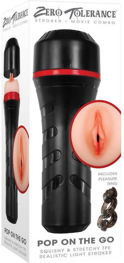 Zero Tolerance Pop On The Go Masturbator Vagina Beige