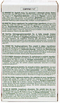 Cannaline Cbd Tea Immune System 20τμχ