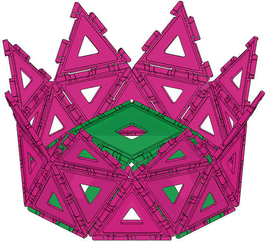 Gigo Παιχνίδι Κατασκευών Πλαστικό Geometric Creative Kit για Παιδιά 4+ Ετών