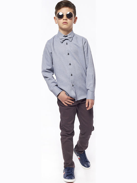 Hashtag Pantaloni din Material Textil pentru Copii Gri Hashtag Pantaloni din Material Textil pentru Copii Gri