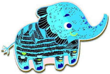 Avenir Malerei Scratch 'N' Catch Jungle Animals für Kinder 3+ Jahre alt+ Jahre