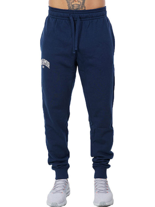 Rival Sweatpants with Elastic Navy Blue