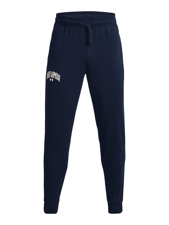 Rival Sweatpants with Elastic Navy Blue
