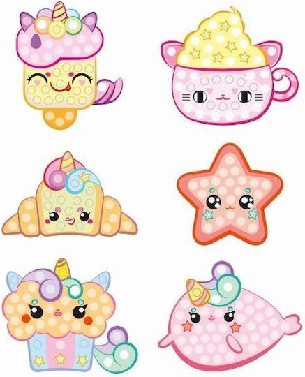 Nice Group Stickers Creations with Gems for Children 6+ years old Years