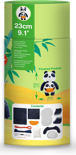 Avenir Embroidery Sewing Doll Panda And Baby for Children 6+ years old Years