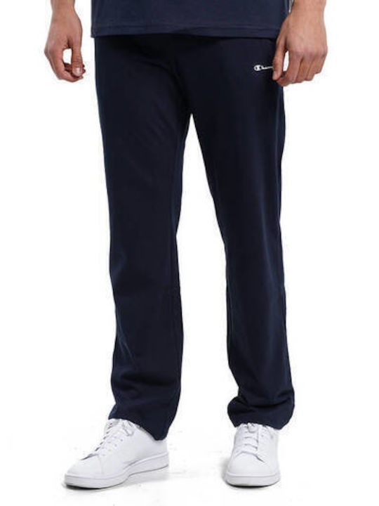 Champion Men's Sweatpants with Rubber Navy Blue