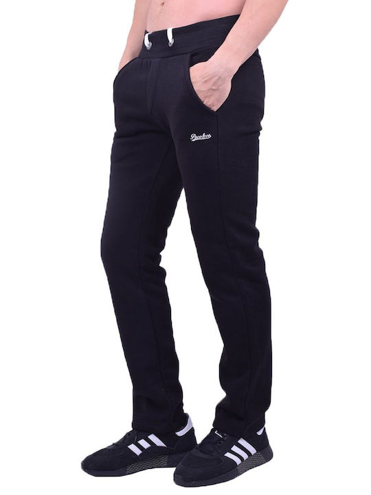 Paco & Co Men's Sweatpants with Rubber Black