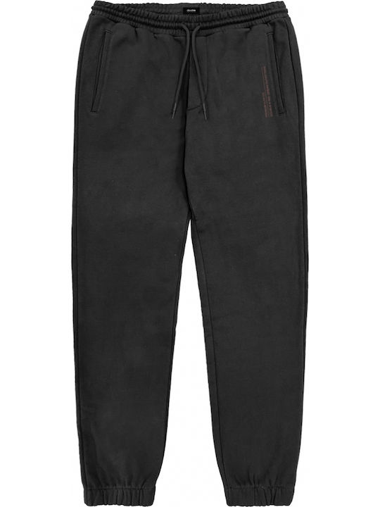 Pantaloni de trening cu Elastic Negru
