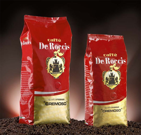 De Roccis Кафе Еспресо Арабика Cremoso на Зърна 1kg