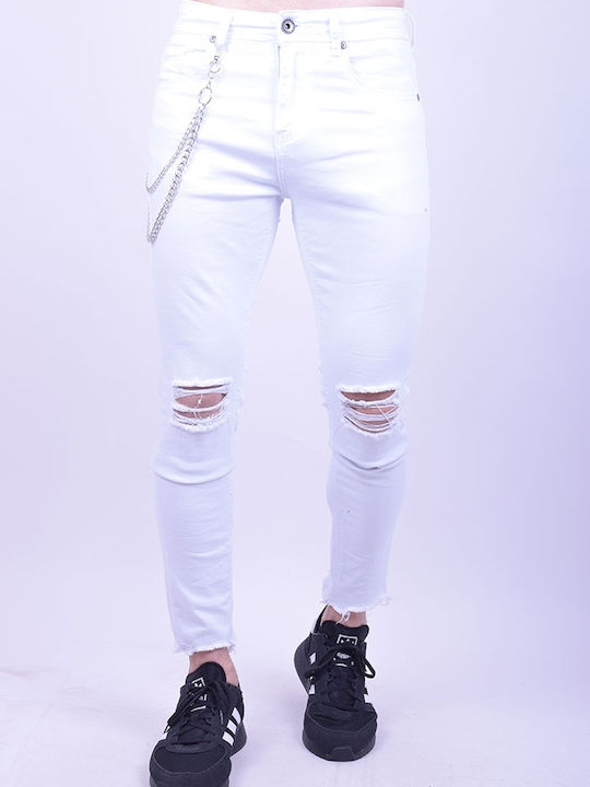 Men's Jeans Pants White