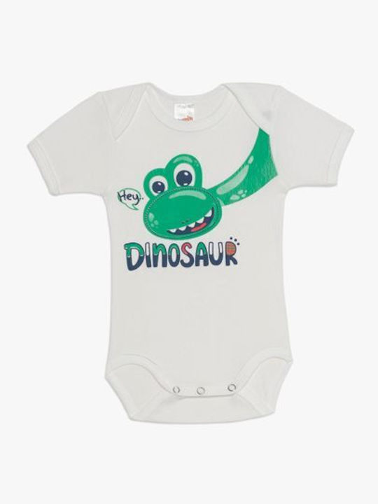Minerva Hey Dino Mâneca scurta Multicolor 3buc