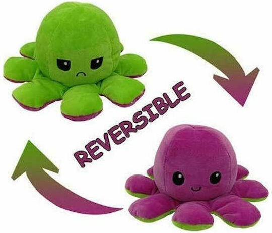 Gama Brands Plush Reversible Octopus Multicolour 20 cm (Various Designs) 1pc