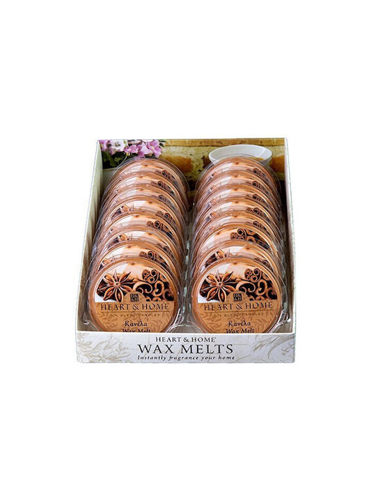 Heart & Home Fragrance Wax Melt with Fragrance Sweet Cinnamon 275050202 26gr