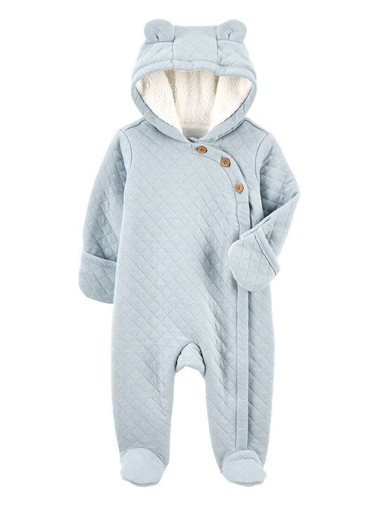 Carter's Baby Bodysuit Exit Set Long-Sleeved Light Blue