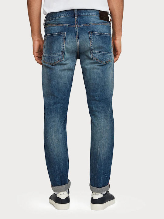 Scotch & Soda Herren Jeanshose in Regular Fit Blau