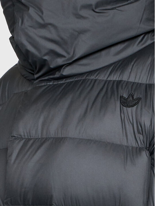 Originals Women's Long Puffer Jacket for Winter Black