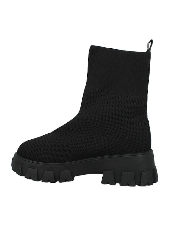 Stiefeletten Damen Schwarz