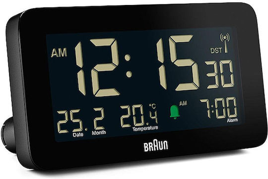 Braun Επιτραπέζιο Ψηφιακό Ρολόι με Ξυπνητήρι BC10B
