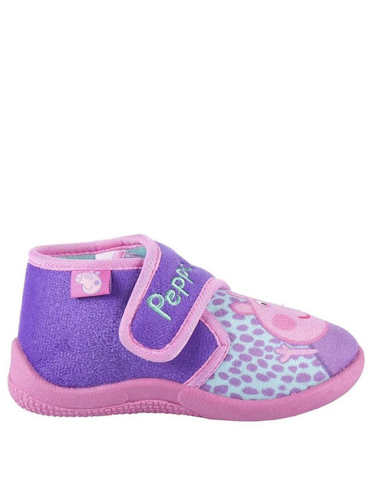 Cerda Kids Slipper Ankle Boot Lilac 142.