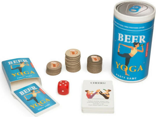Board Game Beer Yoga Party for 2-8 Players 18+ Years Old (EN) Kikkerland