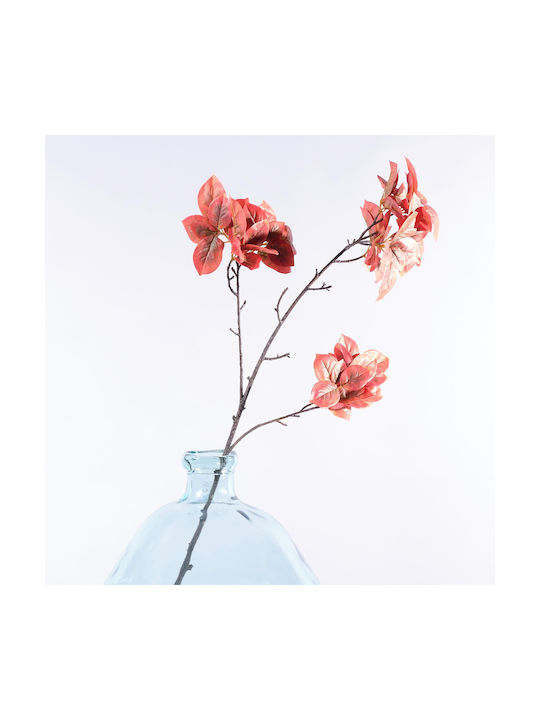 Ramură Decorativă Artificială Ficus Lyrata Roșu 113cm Supergreens
