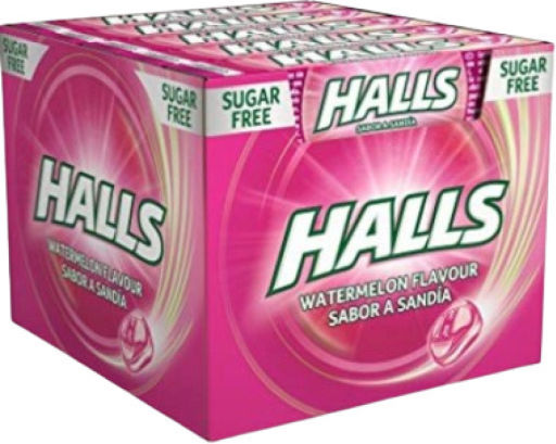 Halls Candies No Added Sugar 20pcs 32gr