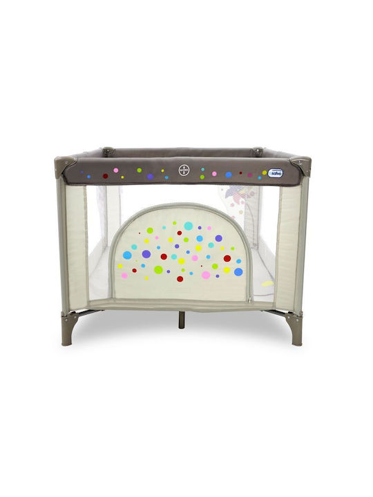Asalvo Playpen Square Windmill Park Gray 97x97cm